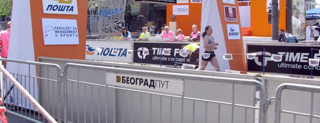 Радови на припреми трасе маратона