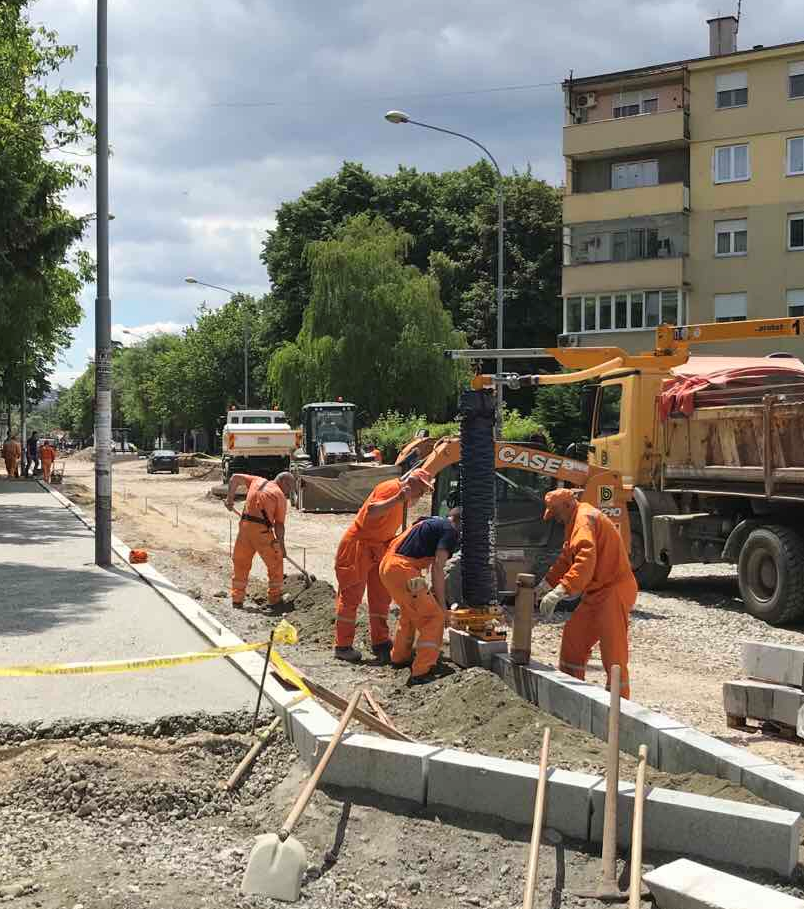 Радови у Улици браће Јерковић