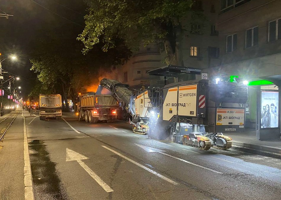 Почела санација коловоза у Булевару краља Александра