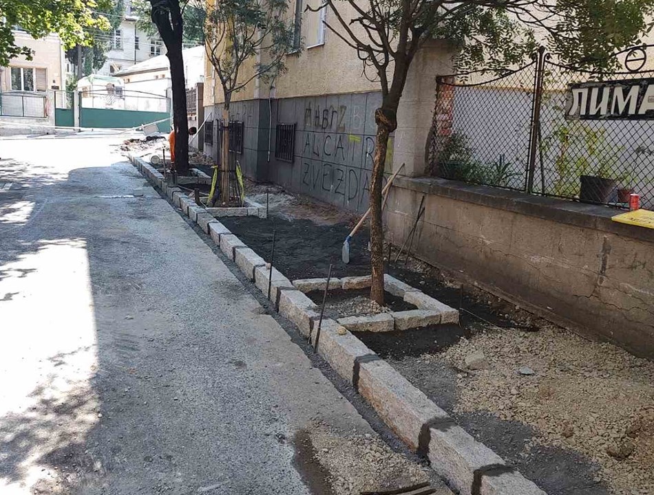 Санација коловоза и нови тротоари у Држићевој