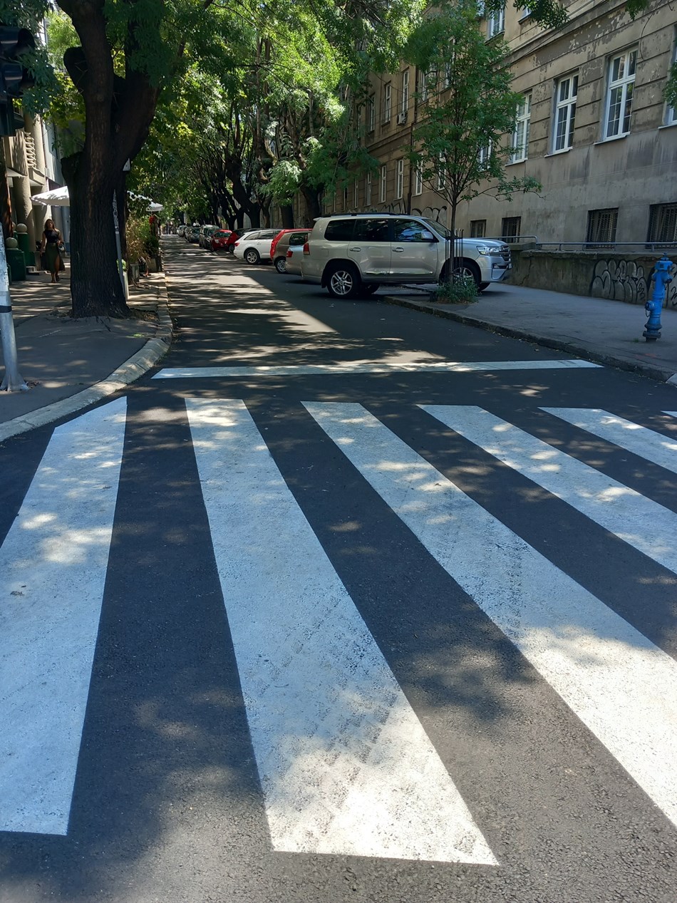 Саниран асфалтни застор у Далматинској улици