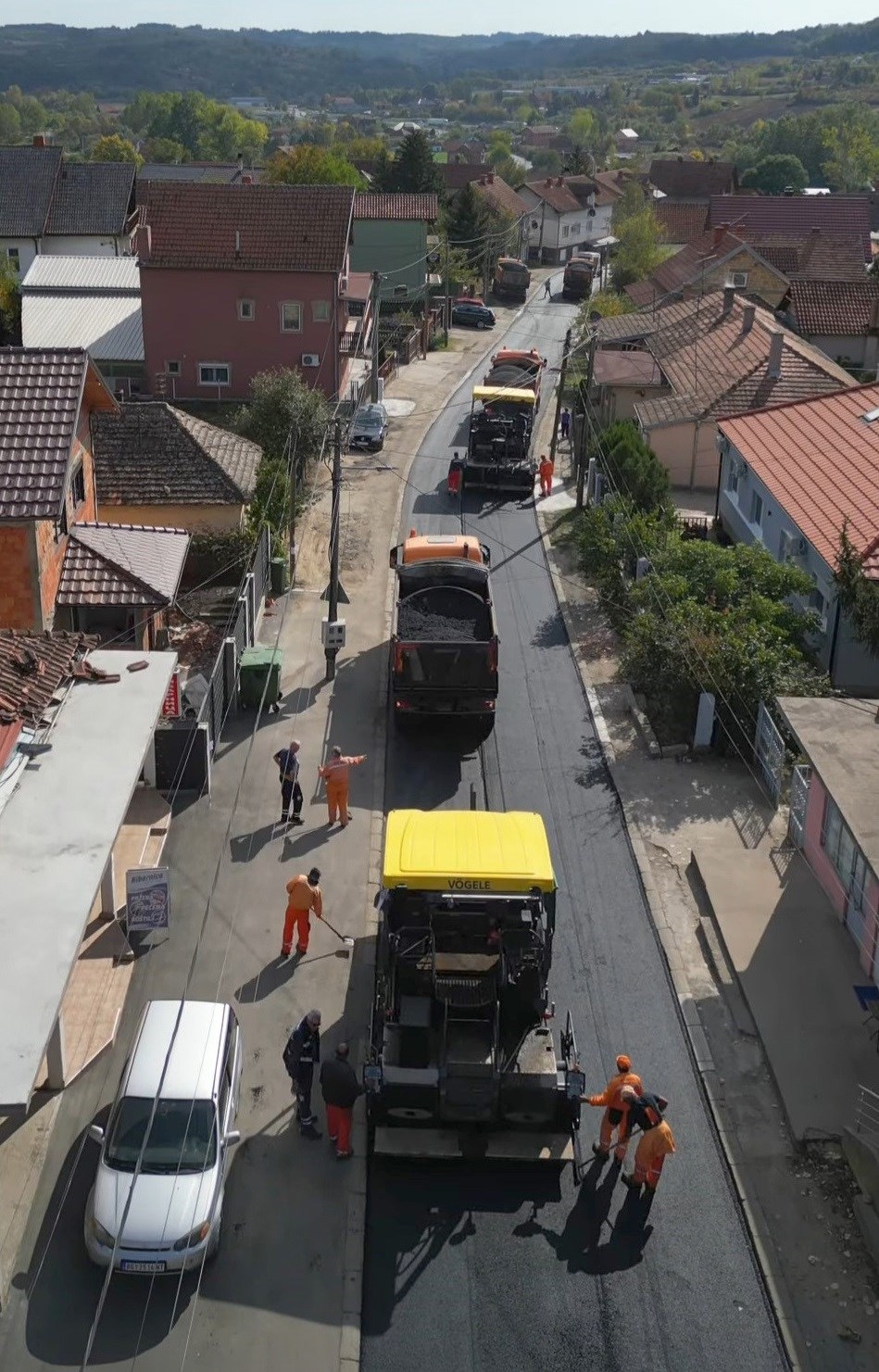 Обновљено 3,3км асфалта државног пута IIБ 351 у Гроцкој