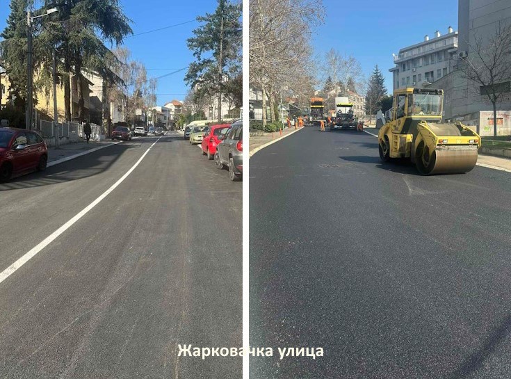 Завршена санација улица Виноградски венац и Жарковачка